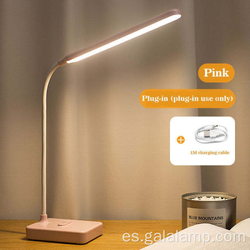 Lámpara de escritorio USB moderna con protección para los ojos